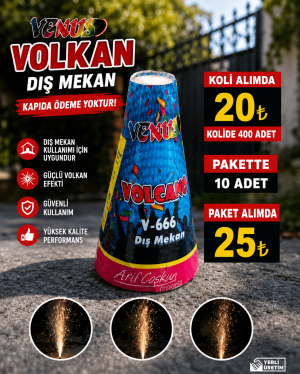 Renkli Dış Mekan Volkan Modelleri